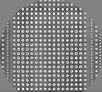 Iphone 14 chip at 4 um - imaged on Eclipsexrm Iphone 14 chip